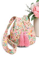 JBG213 Luna Patterned Crossbody Bucket Bag - MiMi Wholesale