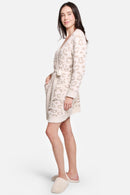 JCL1009 Leopard Super Lux Robe/Cardigan - MiMi Wholesale