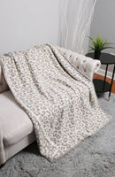 JCL1010 Super Lux Leopard Throw Blanket - MiMi Wholesale