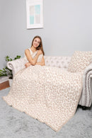 JCL1010 Super Lux Leopard Throw Blanket - MiMi Wholesale