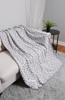 JCL1010 Super Lux Leopard Throw Blanket - MiMi Wholesale