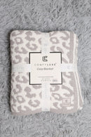 JCL1010 Super Lux Leopard Throw Blanket - MiMi Wholesale