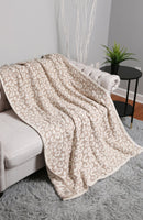 JCL1010 Super Lux Leopard Throw Blanket - MiMi Wholesale