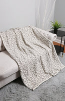 JCL1010 Super Lux Leopard Throw Blanket - MiMi Wholesale