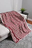 JCL1010 Super Lux Leopard Throw Blanket - MiMi Wholesale