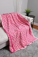 JCL1010 Super Lux Leopard Throw Blanket - MiMi Wholesale