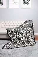 JCL1010 Super Lux Leopard Throw Blanket - MiMi Wholesale