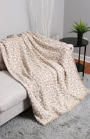 JCL1010 Super Lux Leopard Throw Blanket - MiMi Wholesale
