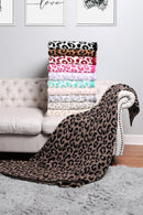 JCL1010 Super Lux Leopard Throw Blanket - MiMi Wholesale