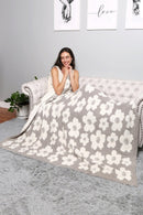 JCL2036 Flower Throw Blanket - MiMi Wholesale