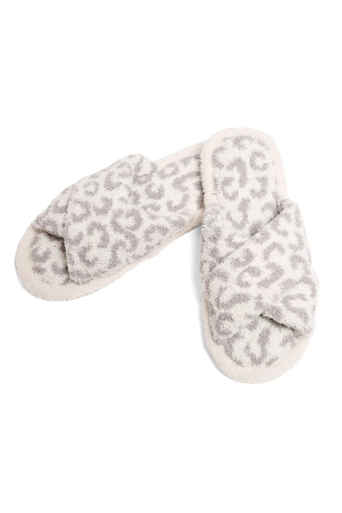 JCL2120 Leopard Super Lux Open-Toe Slipper - MiMi Wholesale