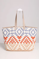 JCL2134 Boho Tribal Super Lux Microfiber Tote - MiMi Wholesale