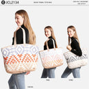JCL2134 Boho Tribal Super Lux Microfiber Tote - MiMi Wholesale