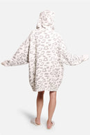 JCL2146 Leopard Super Lux Wearable Blanket - MiMi Wholesale