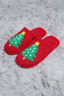 JCL4205-01 Super Lux Christmas Tree Slippers - MiMi Wholesale