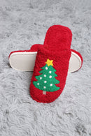 JCL4205-01 Super Lux Christmas Tree Slippers - MiMi Wholesale