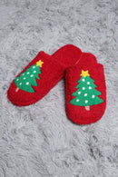 JCL4205-01 Super Lux Christmas Tree Slippers - MiMi Wholesale