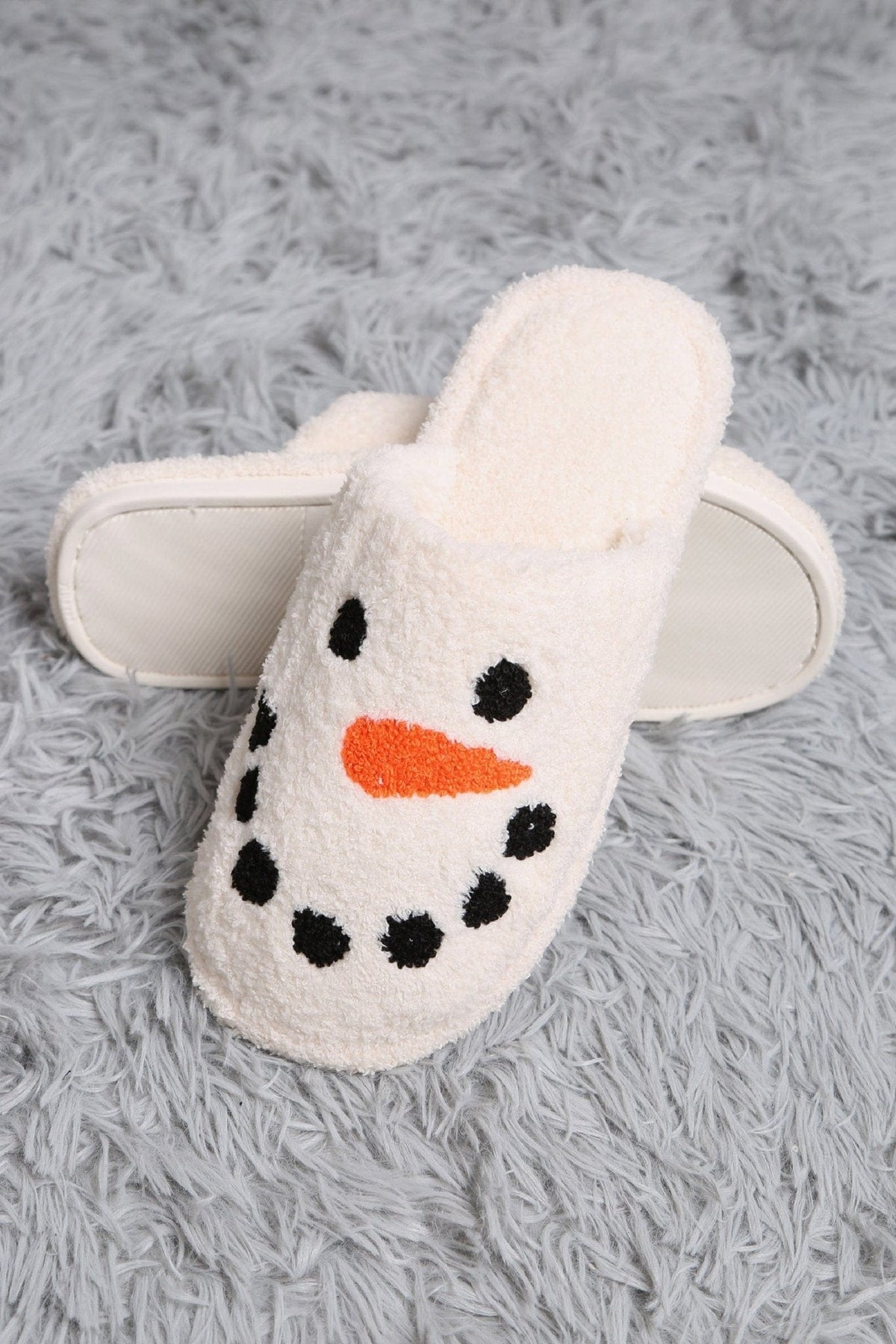 JCL4205-04 Super Lux Snowman Slippers - MiMi Wholesale