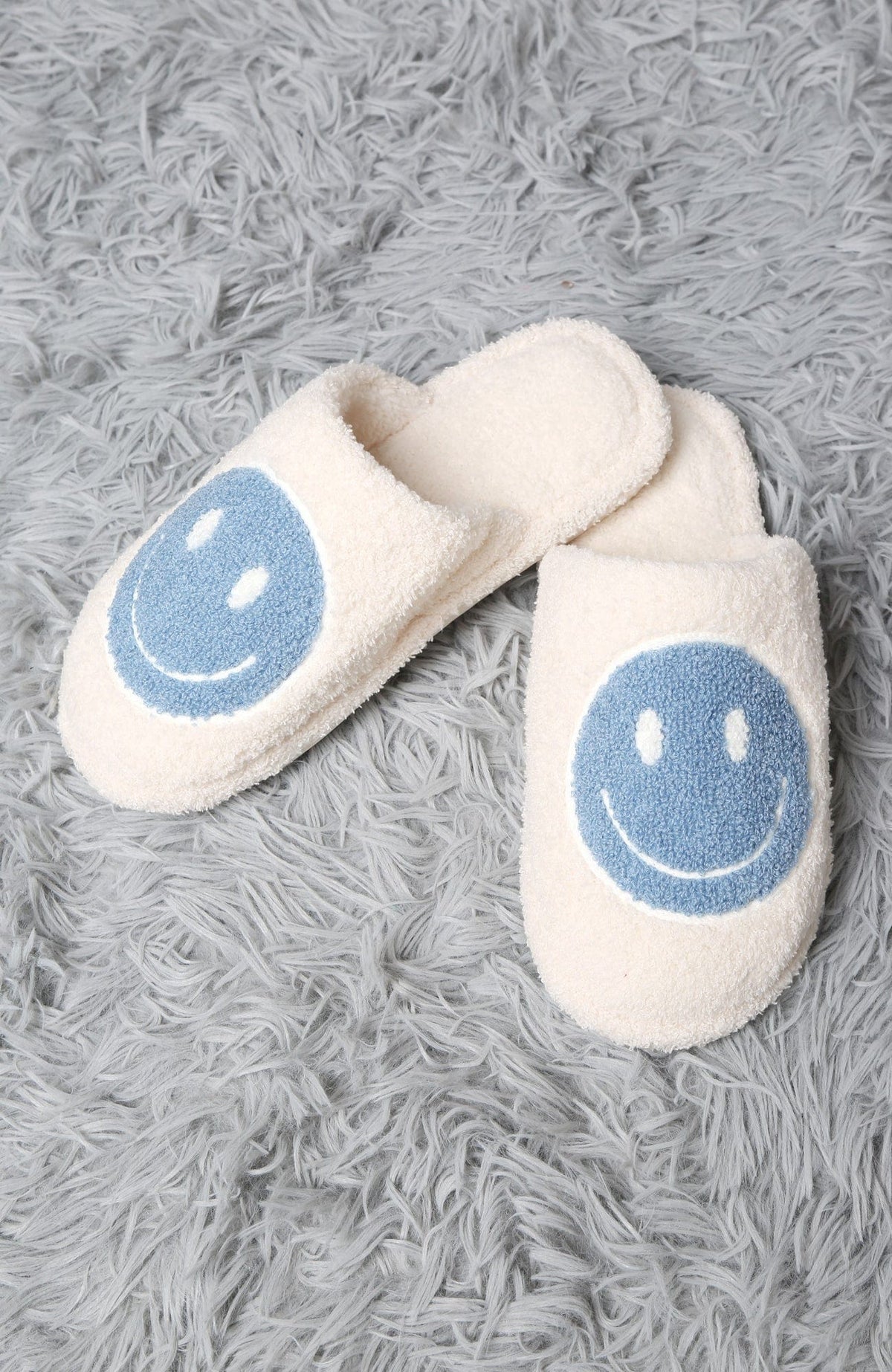 JCL4207 Super Lux Color Smiley Face Slippers - MiMi Wholesale