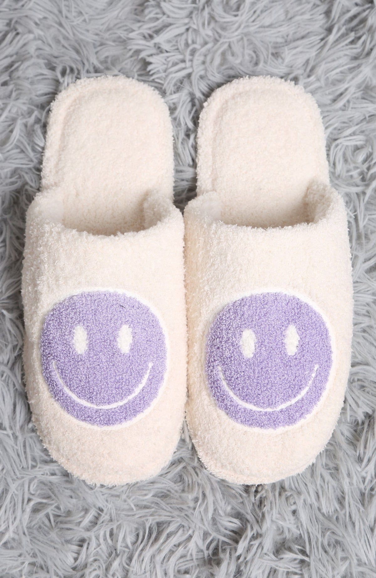 JCL4207 Super Lux Color Smiley Face Slippers - MiMi Wholesale