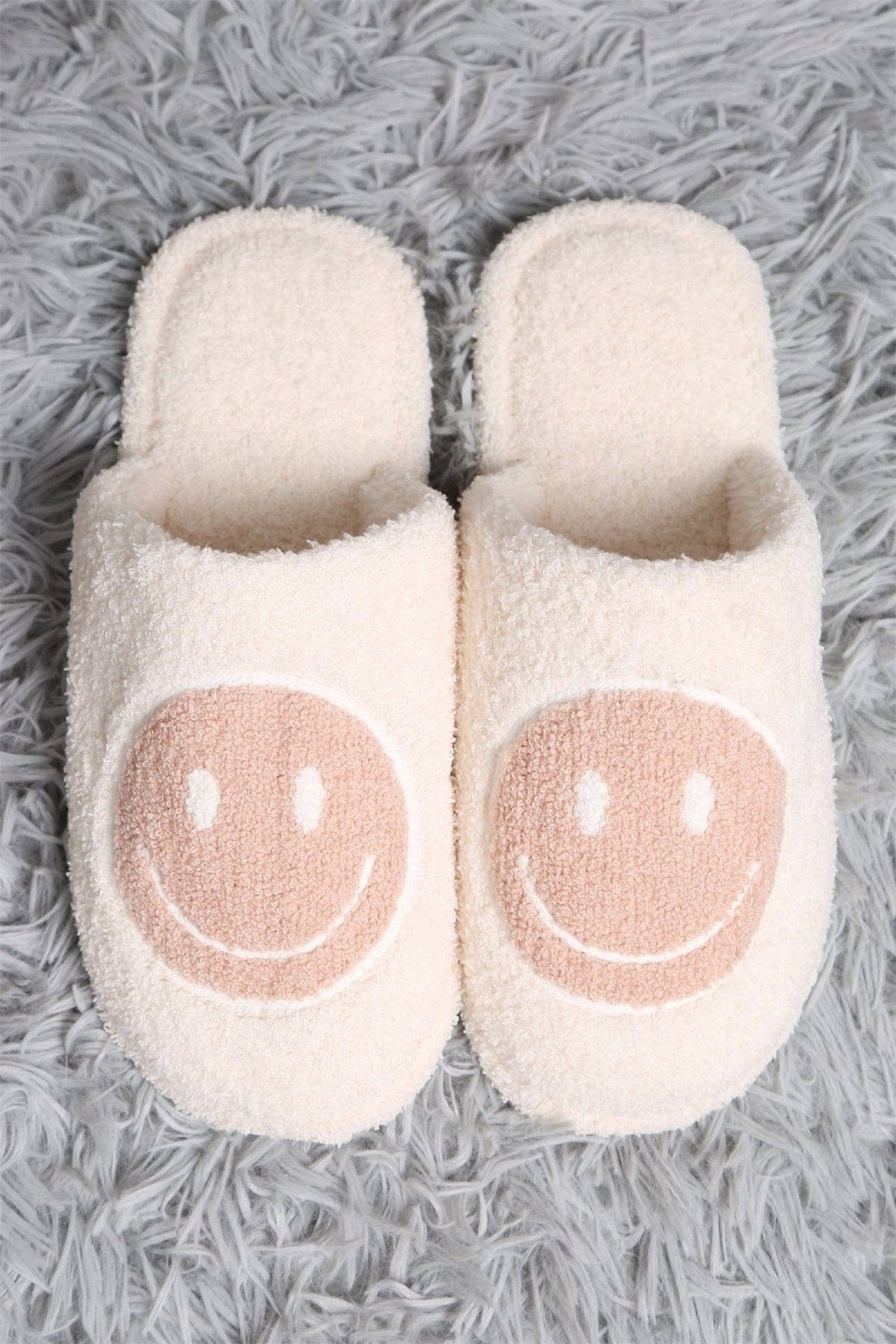 JCL4207 Super Lux Color Smiley Face Slippers - MiMi Wholesale