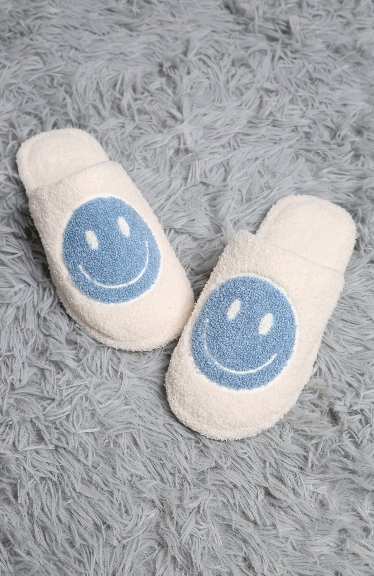 JCL4207 Super Lux Color Smiley Face Slippers - MiMi Wholesale