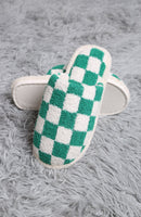 JCL4216 Super Lux Checkered Slippers - MiMi Wholesale