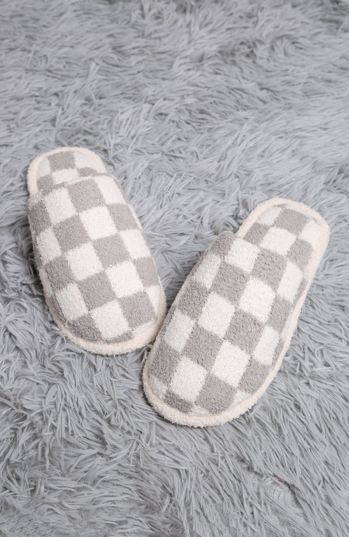 JCL4216 Super Lux Checkered Slippers - MiMi Wholesale