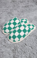 JCL4216 Super Lux Checkered Slippers - MiMi Wholesale