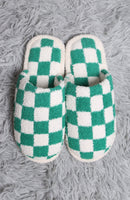 JCL4216 Super Lux Checkered Slippers - MiMi Wholesale