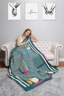 JCL4302 Geometric Pattern Throw Blanket - MiMi Wholesale