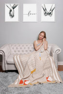 JCL4302 Geometric Pattern Throw Blanket - MiMi Wholesale