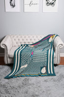 JCL4302 Geometric Pattern Throw Blanket - MiMi Wholesale