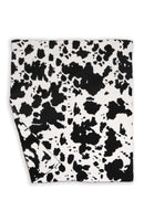 JCL4307 Super Lux Cow Throw Blanket - MiMi Wholesale