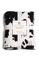JCL4307 Super Lux Cow Throw Blanket - MiMi Wholesale