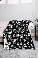 JCL4311 Super Lux Paw Throw Blanket - MiMi Wholesale