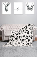 JCL4311 Super Lux Paw Throw Blanket - MiMi Wholesale