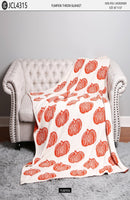 JCL4315 Super Lux Pumpkin Throw Blanket - MiMi Wholesale