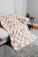 JCL4316 Super Lux Checkered Throw Blanket - MiMi Wholesale