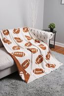 JCL4318 Super Lux Football Throw Blanket - MiMi Wholesale
