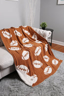 JCL4318 Super Lux Football Throw Blanket - MiMi Wholesale