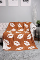 JCL4318 Super Lux Football Throw Blanket - MiMi Wholesale