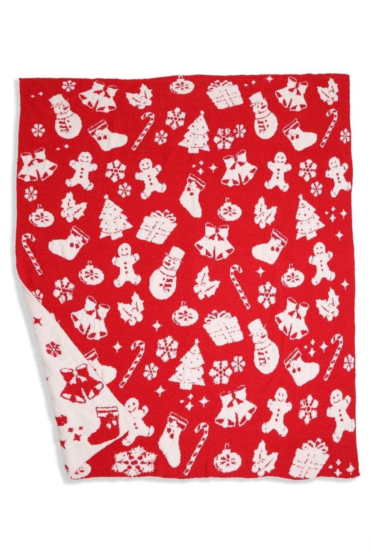 JCL4324-02 Super Lux Festive Holiday Throw Blanket - MiMi Wholesale