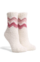 JCS114 Super Lux 6 Pcs Assorted Chevron Mini Crew Socks - MiMi Wholesale