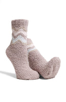 JCS114 Super Lux 6 Pcs Assorted Chevron Mini Crew Socks - MiMi Wholesale