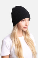 JH271 Solid Beanie With Ribbed Trim - MiMi Wholesale