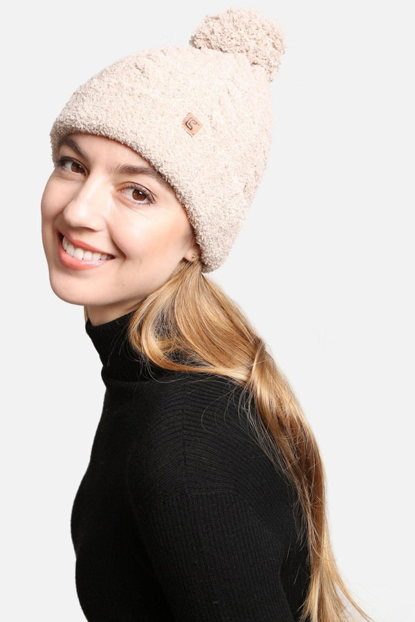 JH300 Super Lux Beanie With Pom-Pom - MiMi Wholesale