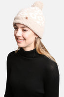 JH301 Super Lux Cuffed Pom Leopard Beanie - MiMi Wholesale