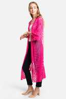 JP1367 Charlotte Floral Embroidered Lace Kimono - MiMi Wholesale