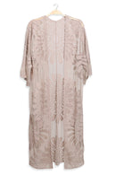 JP1367 Charlotte Floral Embroidered Lace Kimono - MiMi Wholesale